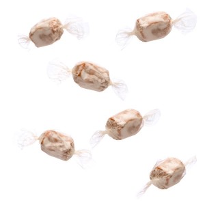 Caramels mous effervescents